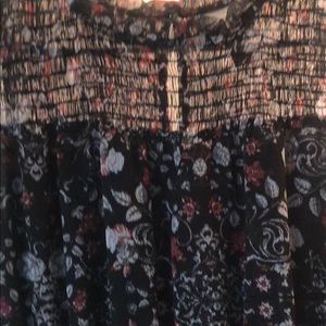 Summer/Fall black floral Dress